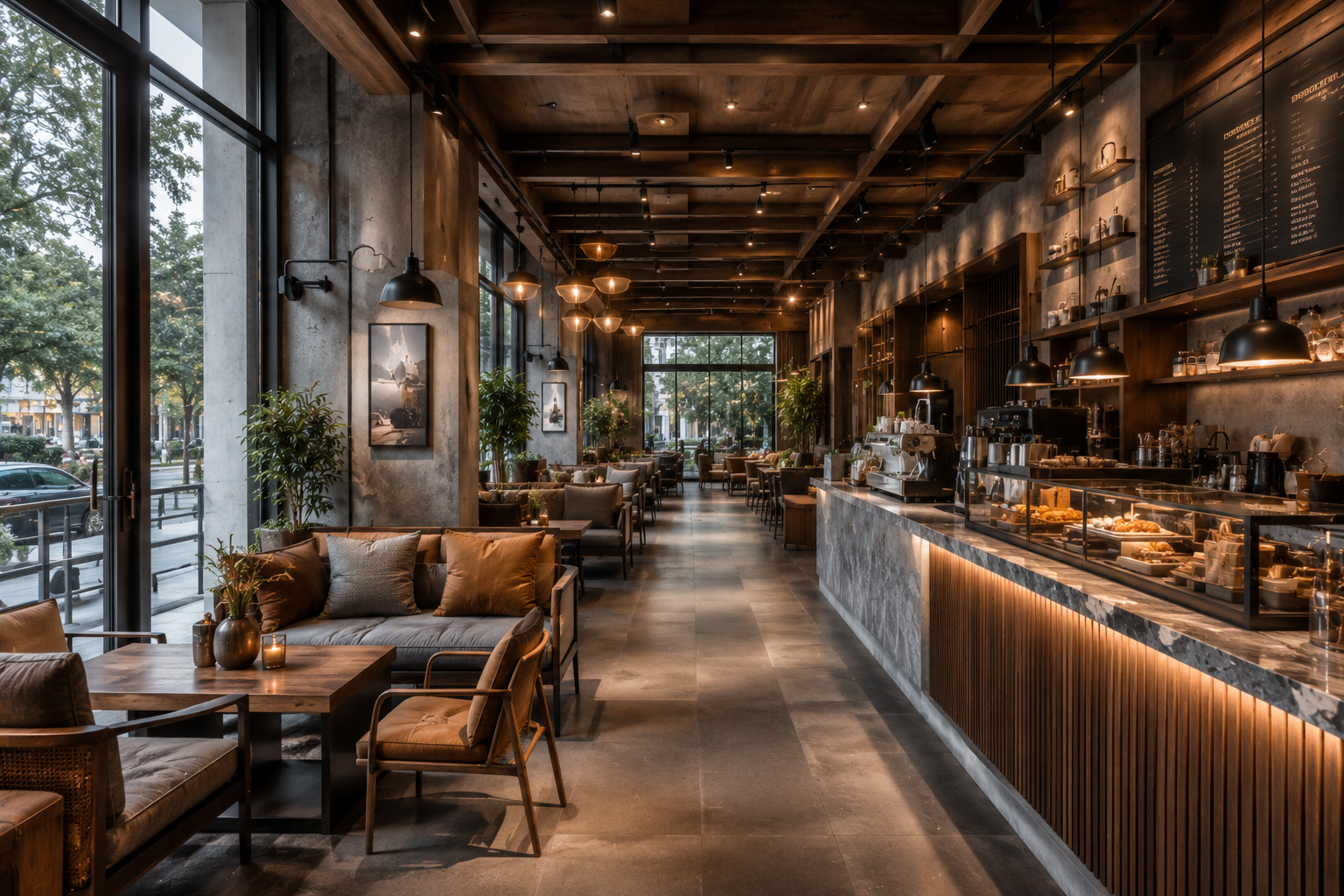 NỘI THẤT NHÀ HÀNG - QUÁN CAFE